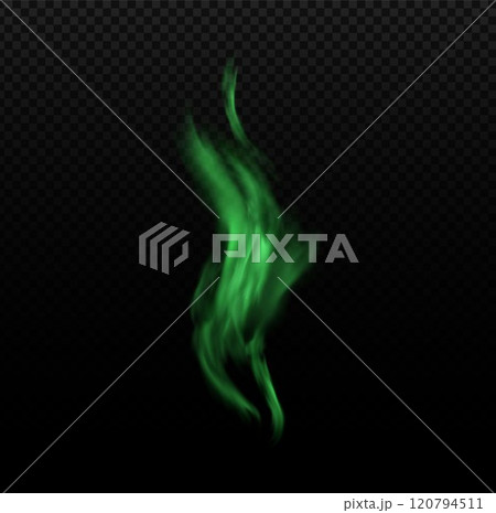 Green magical fire flame. Green magical fire flame. 120794511