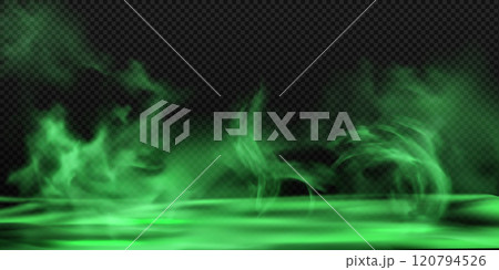 Green toxic smoke or fog. Green toxic smoke or fog. 120794526