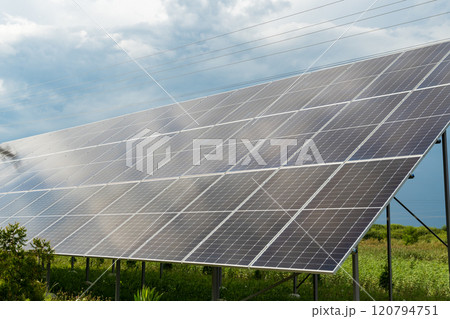 Photovoltaic solar panels. Alternative energy concept Photovoltaic solar panels. Alternative energy concept 120794751