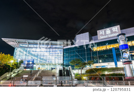 ソウル駅　夜景 120795831