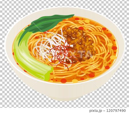 Bamboo noodles 120797490