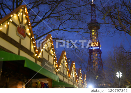 札幌のミュンヘンクリスマス市とテレビ塔 札幌のミュンヘンクリスマス市とテレビ塔 120797845
