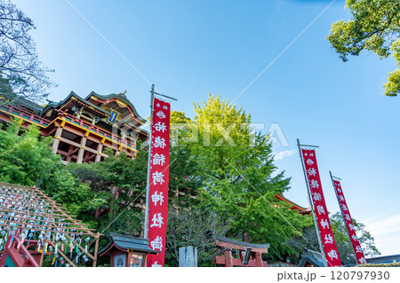 佐賀県鹿島市　日本三大稲荷の一つ祐徳稲荷神社の本殿 120797930