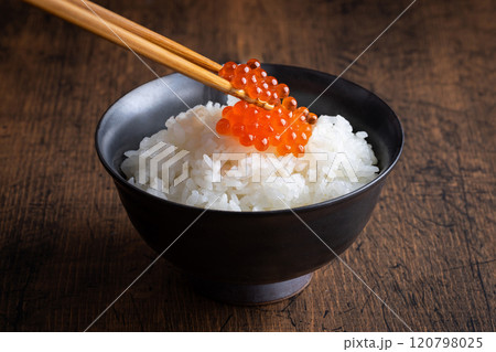 いくらご飯　salmon roe	 120798025