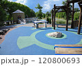 アメリカの公園の遊具 120800693