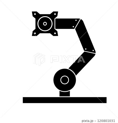 モニターアーム シルエット 120801031