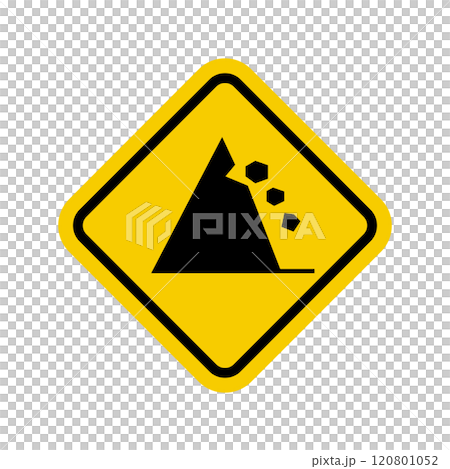落石警告標誌 120801052