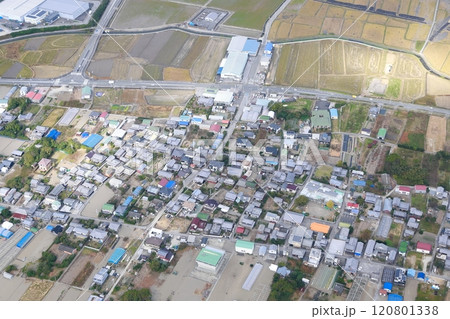 高知県　南国市　空撮 120801338