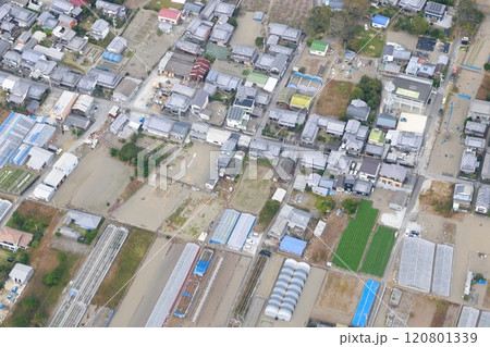 高知県　南国市　空撮 120801339