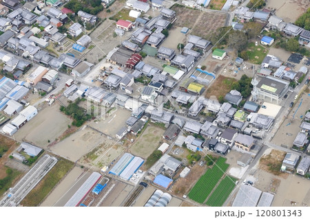 高知県　南国市　空撮 120801343