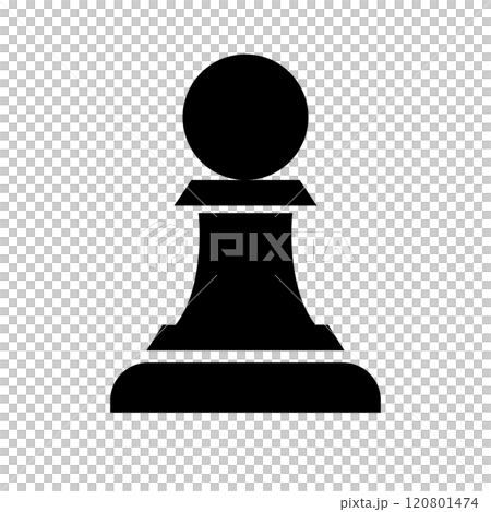 Pawn silhouette 120801474