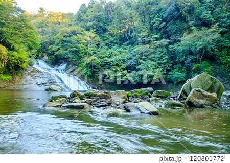 秋の粟又の滝　千葉県大多喜町 120801772