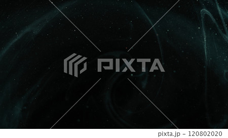 Glitter texture. Natural dust. Defocused blue sparkling shimmering smoke cloud fog particles on abstract dark black art background. 120802020