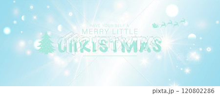 A vibrant and festive illustration celebrating Christmas with bright colors and joyful imagery 120802286