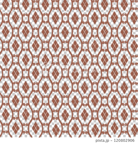 Kimono pattern: Four diamonds on a vertical wave pattern Kimono pattern: Four diamonds on a vertical wave pattern 120802906