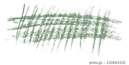Green pencil strokes isolated on white background. 120803202