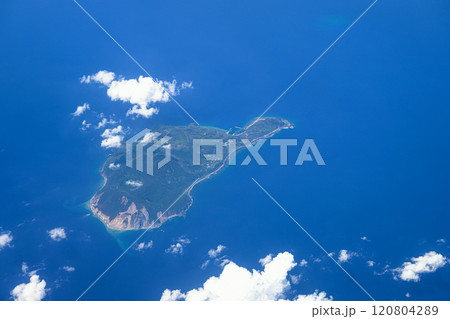 口之島 空から見るトカラ列島 口之島 空から見るトカラ列島 120804289
