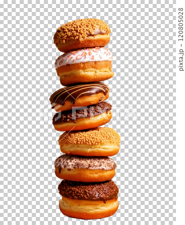 堆疊的甜甜圈 120805028