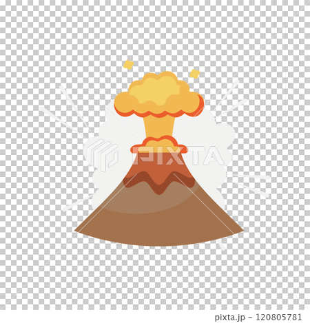 火山　噴火 120805781