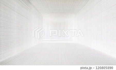 The minimalist background, in off-white with subtle, nearly invisible grid lines 120805890