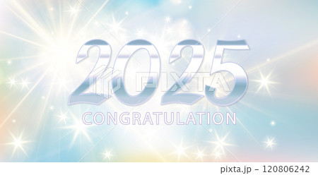 Congratulations on the beautiful 2025 Illustration design Congratulations on the beautiful 2025 Illustration design 120806242