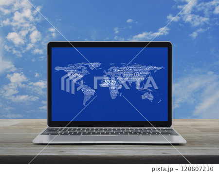 Happy new year 2025 global business start up online concept, Elements of this image furnished by NASA 120807210