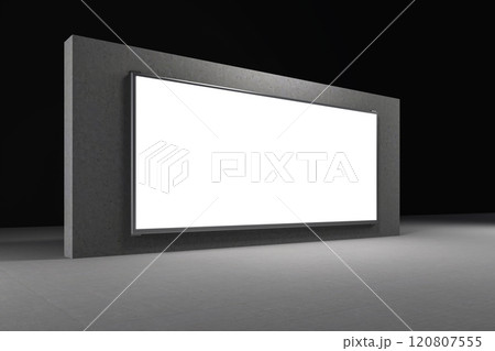 Blank led advertising board or banner Blank led advertising board or banner 120807555