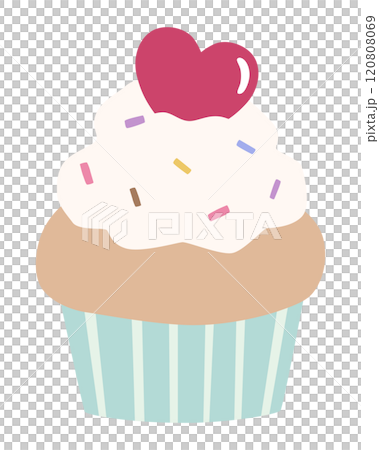 可愛的蛋糕的向量圖 120808069