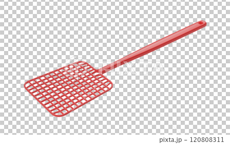Red fly swatter 120808311