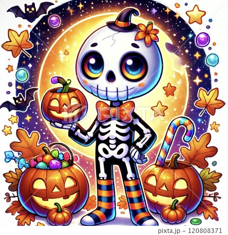 ハロウィンイラスト 120808371
