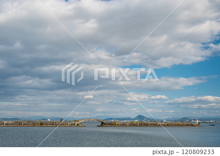 琵琶湖大津港の景観 琵琶湖大津港の景観 120809233
