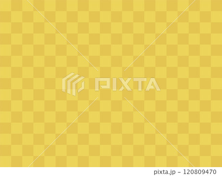 シンプルなゴールド系の市松模様背景素材 シンプルなゴールド系の市松模様背景素材 120809470