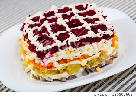Dressed herring salad Dressed herring salad 120809668