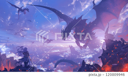 ファンタジー風幻想的なRPG 120809946
