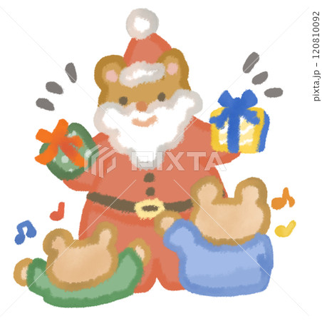 サンタさんのクマから子供達へクリスマスプレゼント 120810092