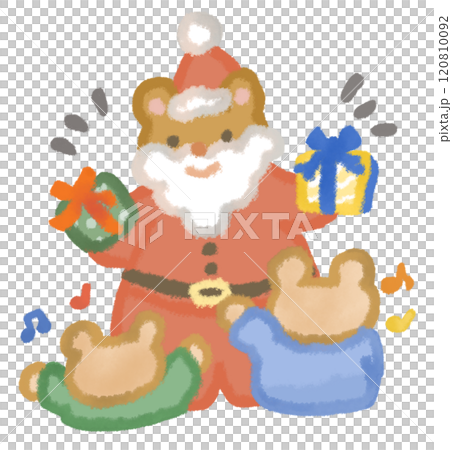 サンタさんのクマから子供達へクリスマスプレゼント 120810092