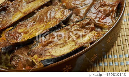 Greek moussaka 120810148