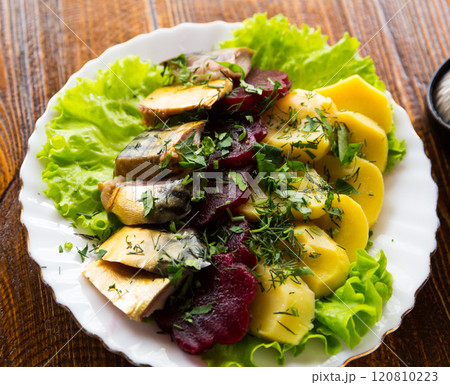 Appetizer of smoked scomber 120810223