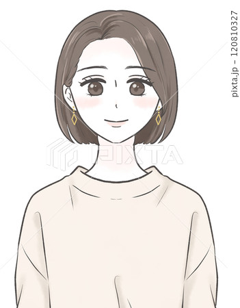 若い女性のイラスト 120810327