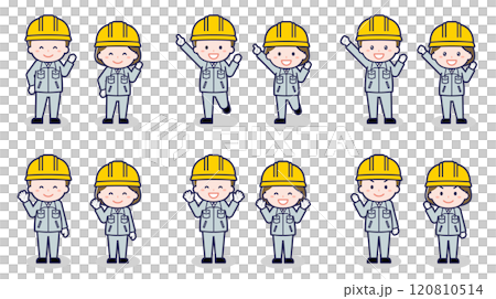 男女建築工人02 男女建築工人02 120810514