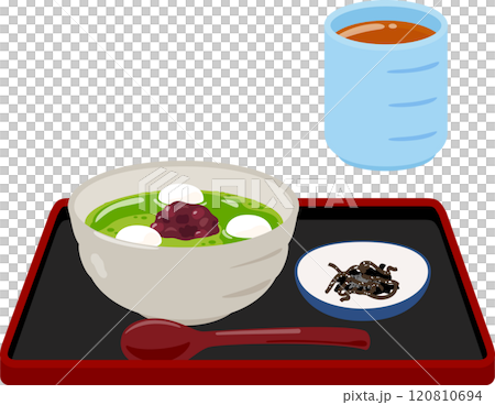 抹茶ぜんざいと塩昆布 120810694