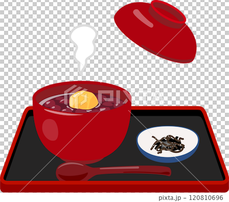 栗ぜんざいと塩昆布 栗ぜんざいと塩昆布 120810696