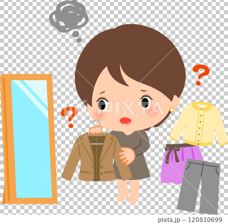 一個很難協調衣服的女人 120810699