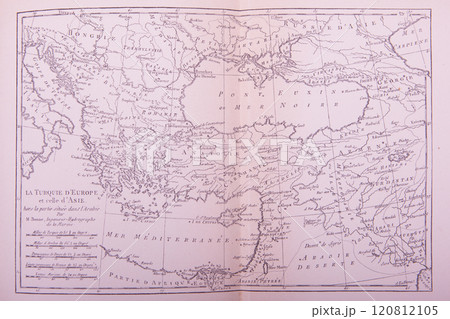 Antique Map of Europe and Asia Minor 120812105