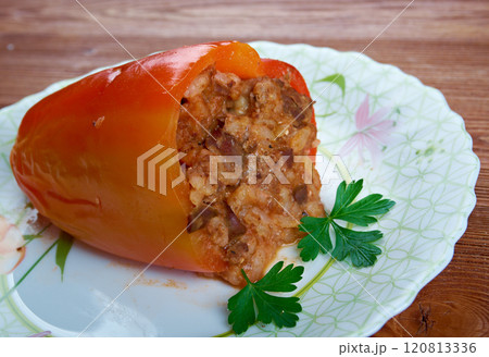 Stuffed paprika 120813336