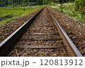 旅と鉄道　ローカル線　線路 120813912