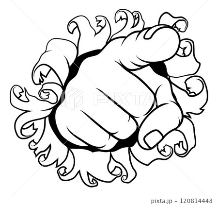 Want You Pointing Finger Cartoon Hand Icon Want You Pointing Finger Cartoon Hand Icon 120814448