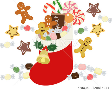お菓子が飛び出すクリスマスブーツ 120814954
