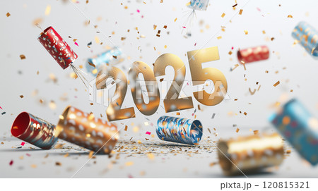 2025年のオブジェ、新年のイメージ 120815321