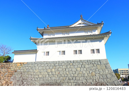 静岡県静岡市、駿府城巽櫓の風景 静岡県静岡市、駿府城巽櫓の風景 120816483